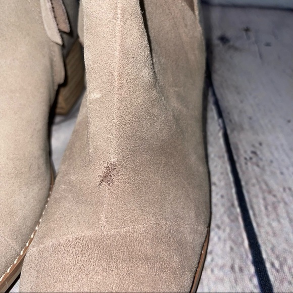 TOMS Loren Taupe Gray booties size 10 - Picture 8 of 10